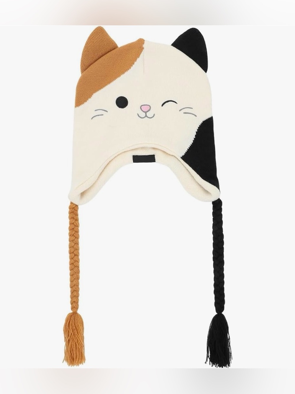 NWT Hot Topic Squishmallows Felton kitty peruvian tassel beanie